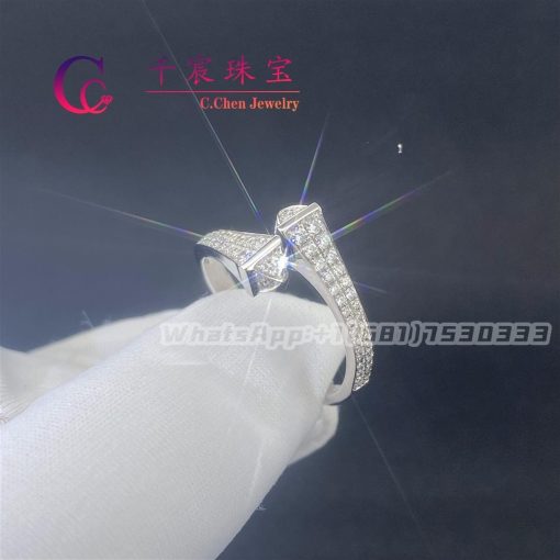 Marli Cleo Full Diamond Slim Ring In White Gold Cleo R8 (6)