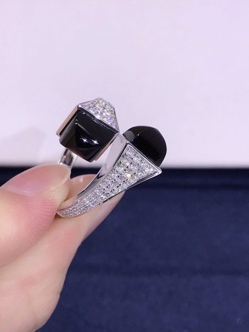 Marli Cleo Diamond Ring In White Gold Black Onyx Cleo R5 (1)