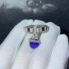 Marli Cleo Charm Diamond Ring In White Gold Lapis Lazuli (1)