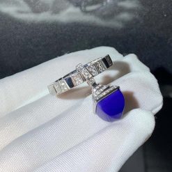 Marli Cleo Charm Diamond Ring In White Gold Lapis Lazuli (6)