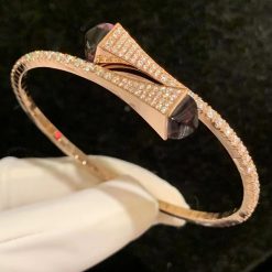 Marli Cleo Diamond Slip On Bracelet In Rose Gold Amethyst Cleo B3 (3)