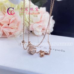 Marli Cleo Rev Mini Full Diamond Pendant In Rose Gold Cleo N32 (2)