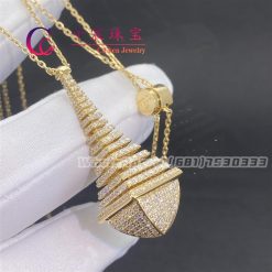 Marli Cleo Rev Full Diamond Pendant In Yellow Gold Cleo N28 (4)