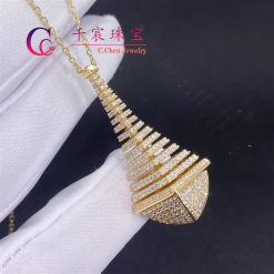 Marli Cleo Rev Full Diamond Pendant In Yellow Gold Cleo N28 (5)