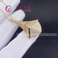 Marli Cleo Rev Full Diamond Pendant In Yellow Gold Cleo N28 (6)