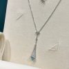 Marli Cleo Diamond Teardrop Pendant In White Gold Turquoise CLEO-N50