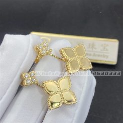 Roberto Coin Princess Flower Earrings Yellow Gold With Diamonds Adr777ea0852 (2)