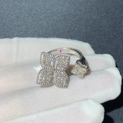 Roberto Coin Princess Flower Ring White Gold Diamonds (2)