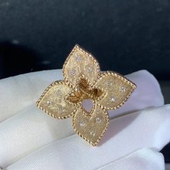 Roberto Coin Venetian Princess Ring Rose Gold Diamond 3 5cm (7)