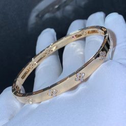 Roberto Coin Love In Verona 18k Rose Gold Medium Width Bangle 6mm 7773202axba0 (3)