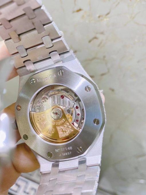 Audemars Piguet Royal Oak Iced Out Bustdown Diamond Stainless Steel Automatic 41mm Watch 15400st (5)