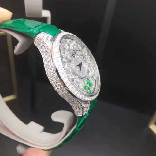 Graff Disco Butterfly Watch Diamond Emerald 38mm (2)