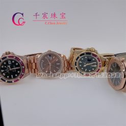 Rolex Day Date 40mm Oyster M228345rbr Rose Gold Brown Dial (9)