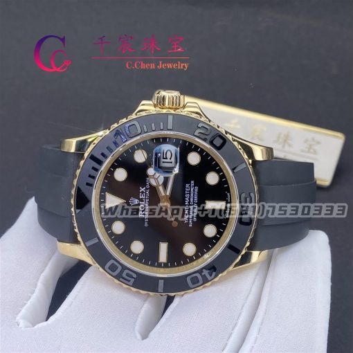 Rolex Yacht Master Automatic Chronometer 42mm 18k Yellow Gold Mens Watch M226658 0001 (2)