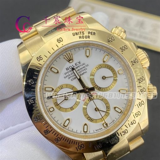 Rolex Cosmograph Daytona M116508 0001 40mm 18k Yellow Gold Mens Automatic (2)