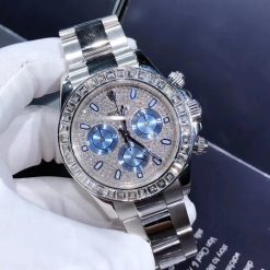 Rolex Cosmograph Daytona Diamond Pave Dial Platinum Watch 116576TBR