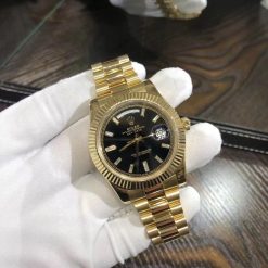 Rolex Day Date 40 228238 Yellow Gold Black Diamond Dial (2)