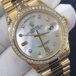 Rolex Day Date 36 Oyster 36mm Yellow Gold And Diamonds M128348rbr 0017 (8)