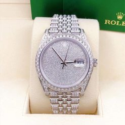 Rolex Datejust 41 Oystersteel Jubilee Custom Diamond Set Covert Dial (2)