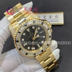 Rolex Gmt Master Ii Oyster Perpetual 18k Yellow Gold 40mm 116758 Sanr (4)