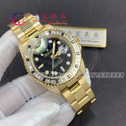 Rolex Gmt Master Ii Oyster Perpetual 18k Yellow Gold 40mm 116758 Sanr (5)