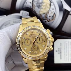 Rolex Daytona 116568 Yellow Gold Champagne Dial Diamonds (5)