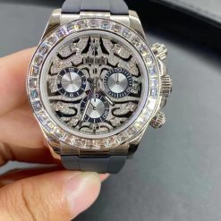 Rolex Cosmograph Daytona Diamond Bezel Eye Of The Tiger Dial White Gold 116589 Tbr (2)