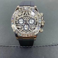 Rolex Cosmograph Daytona Diamond Bezel Eye Of The Tiger Dial White Gold 116589 Tbr (4)