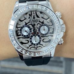 Rolex Cosmograph Daytona Diamond Bezel Eye Of The Tiger Dial White Gold 116589 Tbr (6)