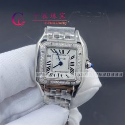 Cartier Panthere De Cartier Watch Small Model Quartz Movement W4pn0007 (2)