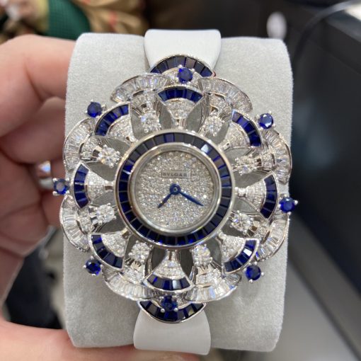 Bvlgari Divas’ Dream Watch White gold and diamonds and sapphires