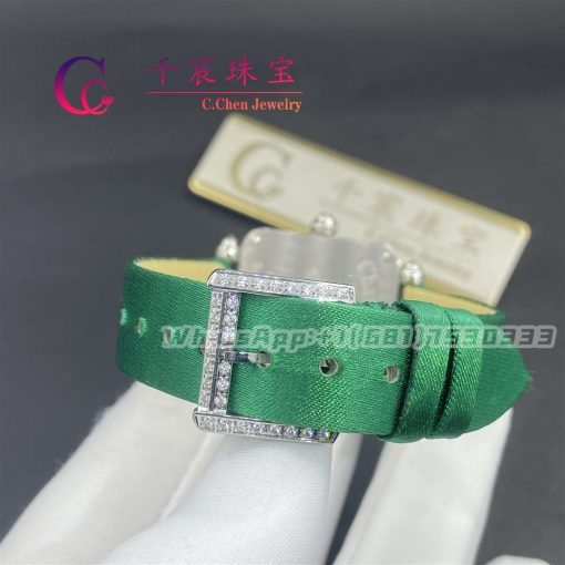 Charles Oudin Pansy Retro Green Straps Watch Medium 24mm (2)