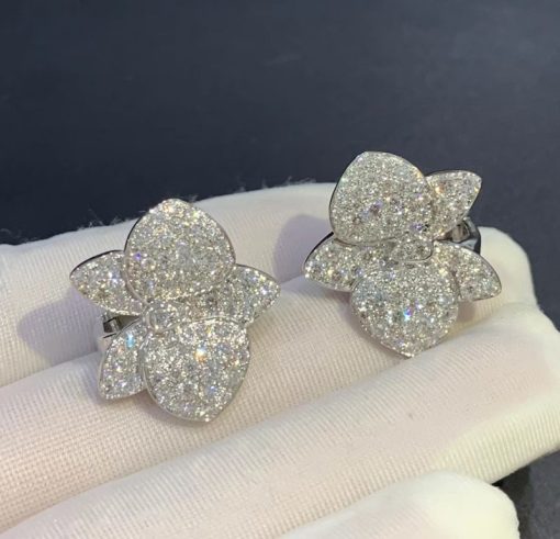 Cartier Caresse d'Orchidees Diamond Earrings N8042800