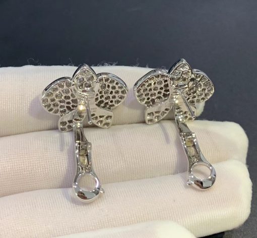 Cartier Caresse Dorchidees Diamond Earrings N8042800 (5)