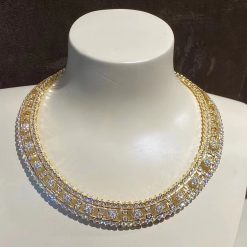 Van Cleef & Arpels Snowflake Necklace Yellow Gold, Diamond VCARO3RR00