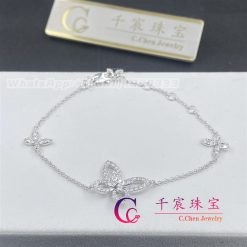 Graff Butterfly Silhouette Diamond Mini Bracelet