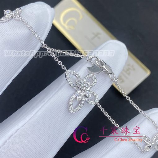 Graff Butterfly Silhouette Diamond Mini Bracelet (5)