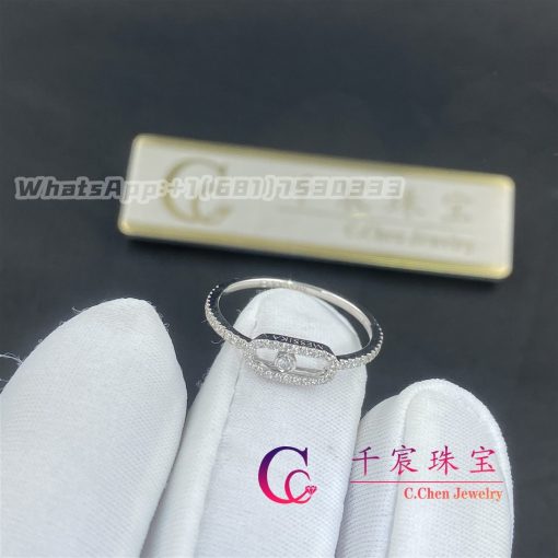 Messika Move Uno Pave White Gold For Her Diamond Ring 05630 Wg (2)