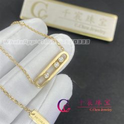 Messika Baby Move Yellow Gold For Her Diamond Necklace 04323 Yg (5)