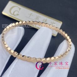 Chaumet Bee My Love Half Pave Diamond Bracelet In Rose Gold 083433 (4)