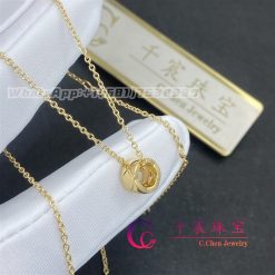 Chanel Coco Crush Necklace Quilted Motif 18k Yellow Gold J12305 (2)