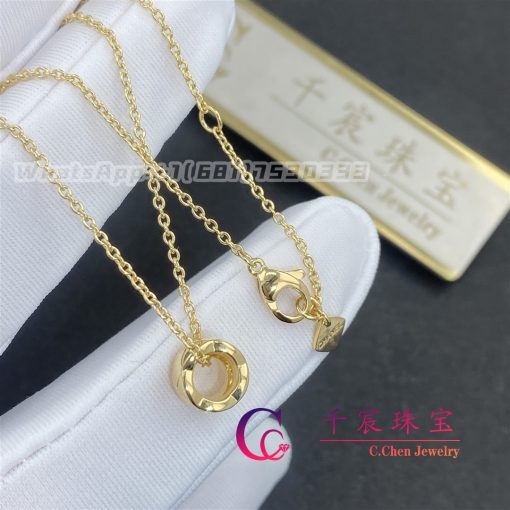 Chanel Coco Crush Necklace Quilted Motif 18k Yellow Gold J12305 (4)