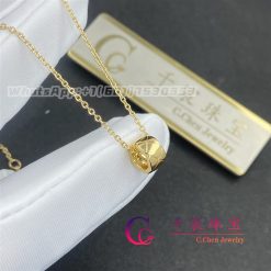 Chanel Coco Crush Necklace Quilted Motif, 18k Yellow Gold J12305