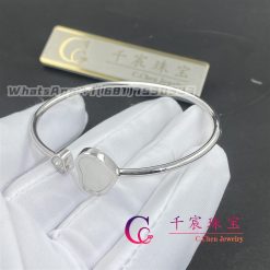 Chopard Happy Hearts Bangle White Gold Mother Of Pearl 857482 1300 (3)