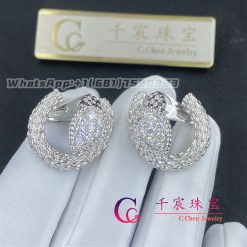 Boucheron Serpent Bohème Diamants White Gold Diamond Earrings JCO04CDB01