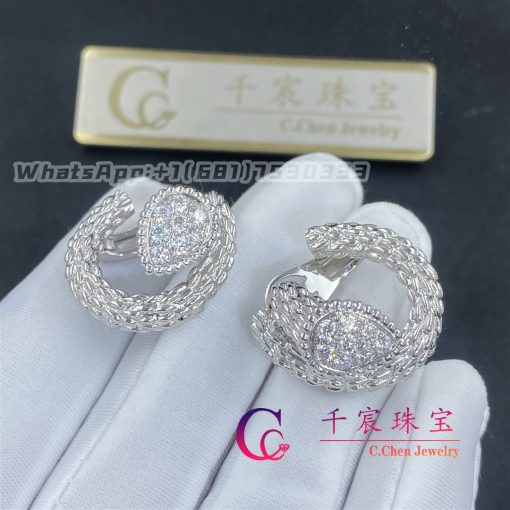 Boucheron Serpent Boheme Diamants White Gold Diamond Earrings Jco04cdb01 (3)