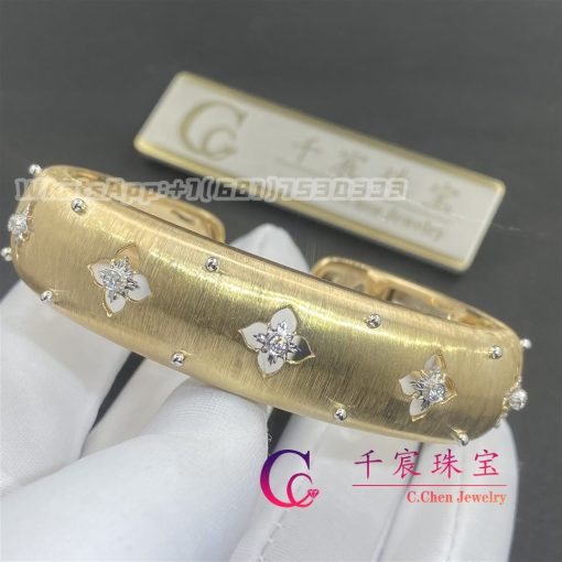 Buccellati Macri Giglio Bracelet Yellow Gold Jaubra013309 (3)