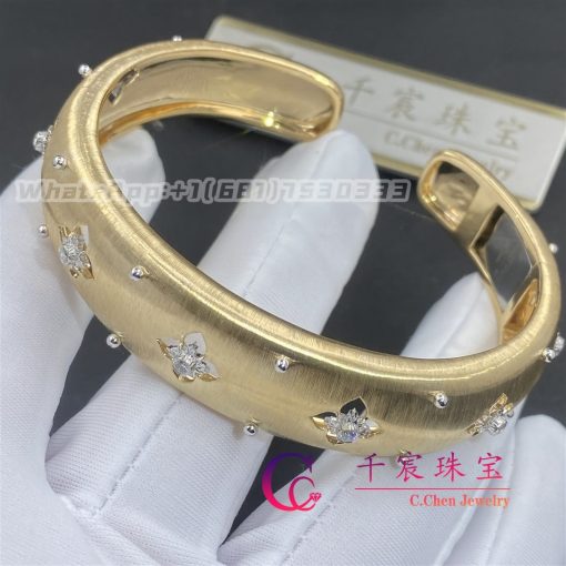 Buccellati Macri Giglio Bracelet Yellow Gold Jaubra013309 (6)