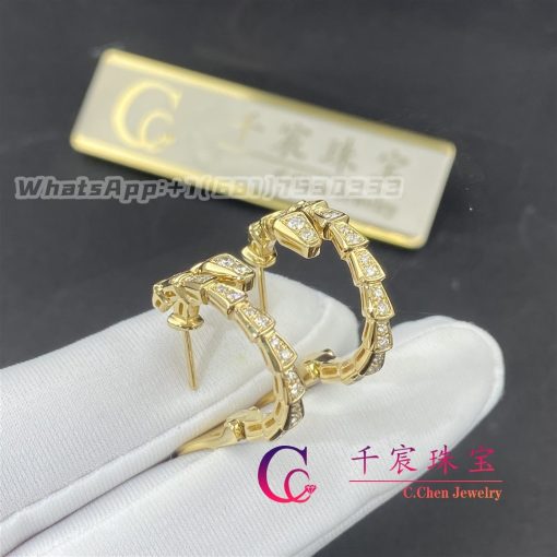 Bulgari Serpenti Viper Yellow Gold Earrings (2)