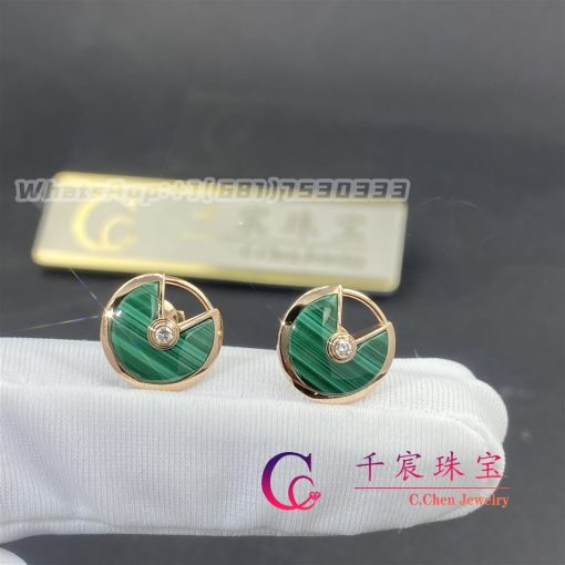 Cartier Amulette De Cartier Earring Xs Malachite (4)